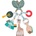 Sophie la Girafe Дървена играчка Sophie la Girafe - Пръстен със занимателни елементи (S850803)