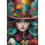 Bluebird Puzzle - Puzzle Lady with a Hat - 1 000 piese