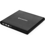 Verbatim SlimLine Външна DVD-RW записвачка, USB 2.0, черна (98938)