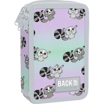 BackUP - Пълен несесер с 3 ципа 5 EW 03 Raccoons