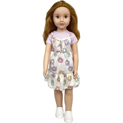 Wiky Chodiaca v kvetinových šatoch 70 cm WKW052777