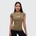 GymBeam Дамска тениска FIT Olive S