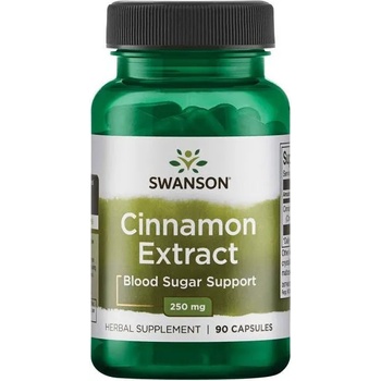 Swanson Cinnamon Extract, 250 mg, 90 капсули, Swanson (SWH114)