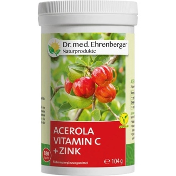 Dr. Ehrenberger Naturprodukte Acerola Vitamin C + Zink - 180 капсули