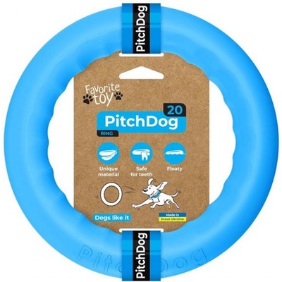 PitchDog tréninkový pěnový kruh modrý 20 cm