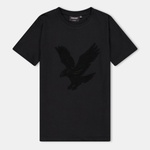 Lyle and Scott Тениска Lyle and Scott Kids Big Logo Regular Fit T-Shirt - Black Z865