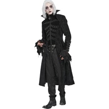 Devil Fashion kabát Gothic Čierna