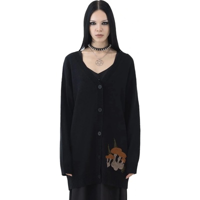 KILLSTAR дамски пуловер (жилетка) KILLSTAR - Shroom - Черен - KSRA011580