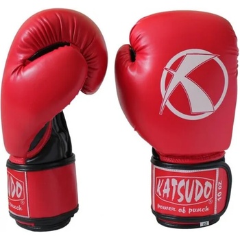 Katsudo Боксови ръкавици Punch, червени (20.KAT.PUNCH.RED)