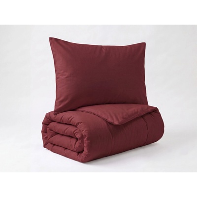 Brotex obliečky satén vínová 140x220 70x90