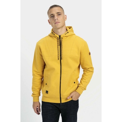 CAMEL ACTIVE SWEATJACKET HOOD CUMIN YELLOW