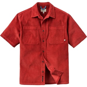 Passenger Мъжка риза с копчета Passenger Backcountry S/S Cord Shirt - Redwood - размер L (033-3112-0113)