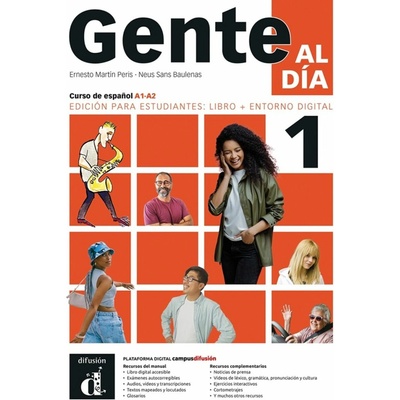 Gente al día 1 (A1-A2) – Edición híbrida Libro + Campus (12 meses)