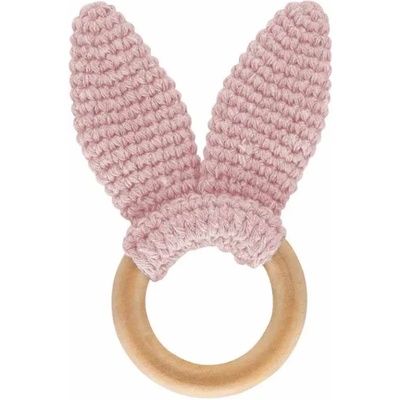 BabyJem Дървена чесалка BabyJem - Amigurumi, Pink (651)