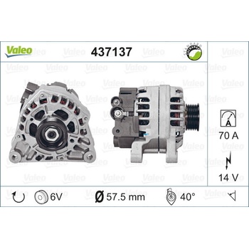 Alternátor VALEO 437137
