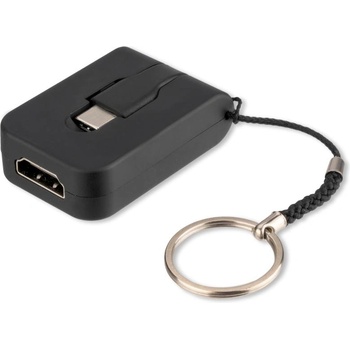4smarts Mini Converter OFFICECORD - HDMI към USB-C адаптер за мобилни устройства с USB-C (черен) (4S468644)