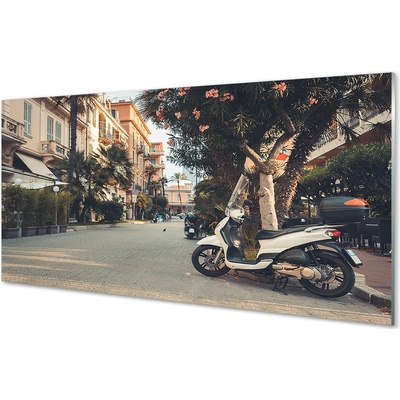 Obraz plexi Mestské motocykle palmového leta 100x50 cm