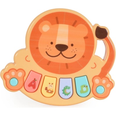 Moni Toys Музикална играчка Moni Toys - Пиано, Лъвче (111571)