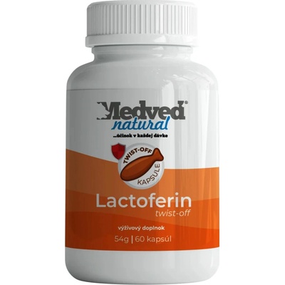 Medveď natural Lactoferin Twist-off 60 kapsúl