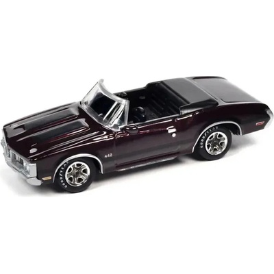 Olds 442 Convertible 1970 červená Johnny Lightning 1:64