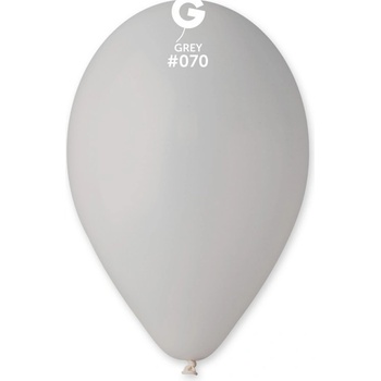 Gemar Латексови Балони Пастел, Сиво, 30см