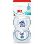 Nuk Perfect Match биберон залъгалка, силикон 0-6мес. 2бр. , AIR, Stitch (10175433)