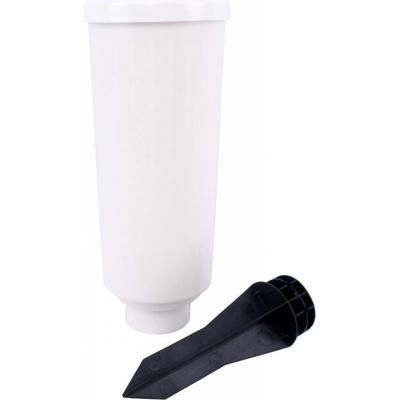 VÁZA na hrob zapichovacia 25cm BIELA