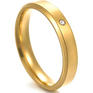 HARAHU Дамски пръстен NE-17484 - Златен / 57mm KP17484