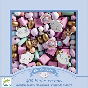 Djeco - Игра създай бижута wooden beads Rainbow DJ09823