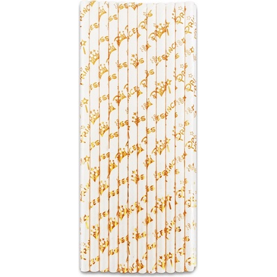 СЛАМКИ ХАРТИЕНИ ТЪНКИ 20СМ. 25БР. БЛЯСЪК (и-17871)