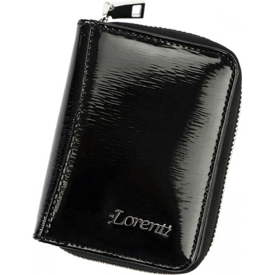 Lorenti Barebag kožená malá dámska peňaženka RFID čierna