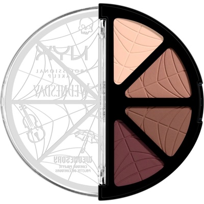 NYX Professional Makeup Wednesday Contour Palette контурираща палитра за лице 4x2.88 гр