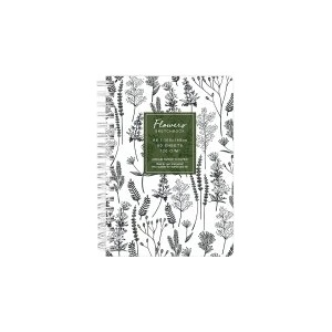 Drasca Скечбук Flowers 120г А6 60л Herbs черни