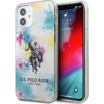 U. S. Polo Assn Калъф за телефон US Polo USHCP12SPCUSML Tie & Dye Collection за iPhone 12 mini, многоцветен (KXG0016281)