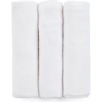 Petite&Mars Moussy пелени от плат Total White 68 x 68 cm 3 бр