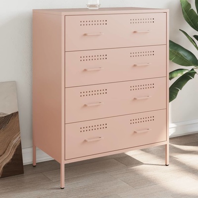 vidaXL 11461.842983 příborník růžový 68 x 39 x 89 cm ocel
