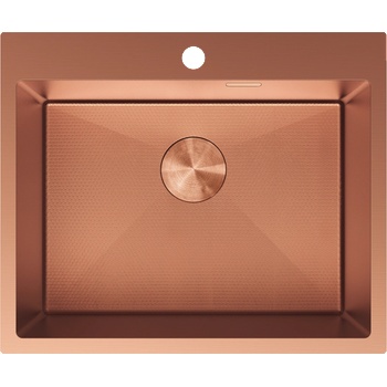 Mexen Solix стоманена мивка с 1 отделение 600 x 500 мм, медна HC - 6408601000-65HC (6408601000-65HC)