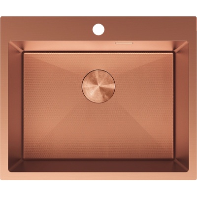 Mexen Solix стоманена мивка с 1 отделение 600 x 500 мм, медна HC - 6408601000-65HC (6408601000-65HC)