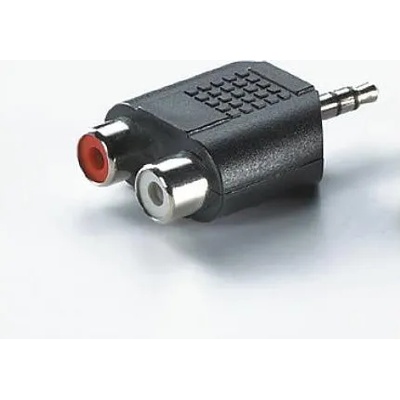 Roline Adaptor 3.5mm-M/2X RCA-F, Value 11.99. 4441 (4009016)
