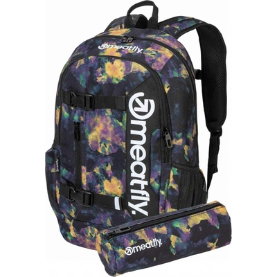 Meatfly batoh Basejumper Dark Aquarel 22 l
