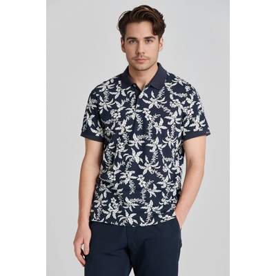 Gant polokošela Palm Lei Print SS Polo modrá