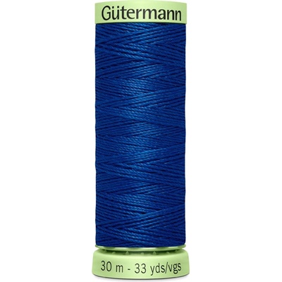 Knoflíková prošívací nit Gütermann modrá