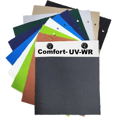 Vzorník látek Comfort na zahradní nábytek a polštáře, odolná vůči UV-WR záření, 15x20 cm