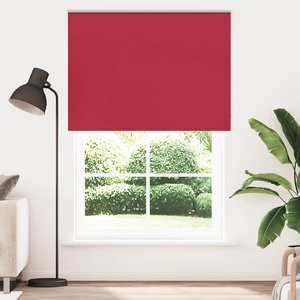 vidaXL Ролетна щора, затъмняваща, червена, 145x230 см, ширина на плата 141, 6 см, полиестер (4011865)