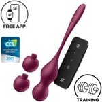 Satisfyer Love Birds Vary - Кегел топчета (бордо) (P25000)