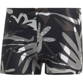 Adidas Мъжки бански гащета Adidas Floral Graphic Swim Boxers Mens - black/white