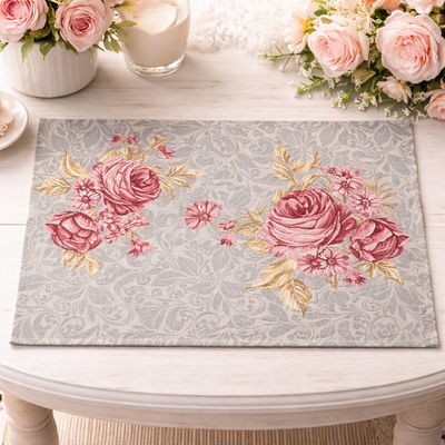 Evenit Prestieranie s kvetinovým motívom gobelínové 052C Bavlna/polyester 30x40cm