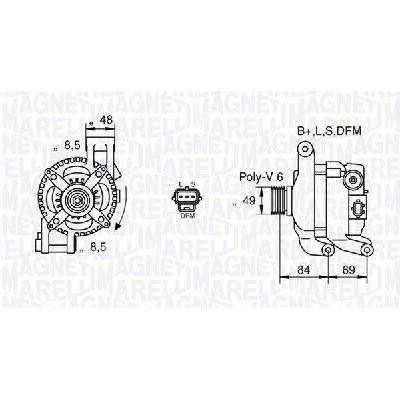 Generátor MAGNETI MARELLI 063377417010