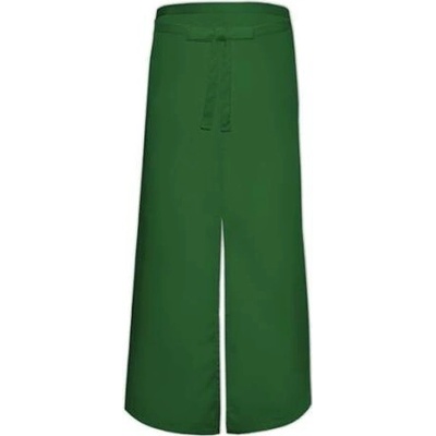 Link Kitchen Wear Bistro zástěra s rozparkem X962 Bottle Green 100x100cm