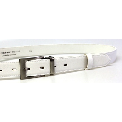 Penny Belts pánský kožený opasek 30-020-3-00 bílý